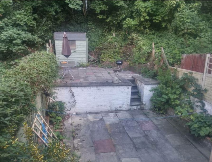 Private backyard