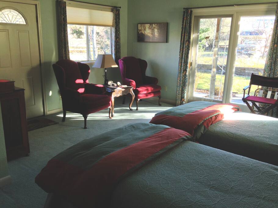 Anglers' Rest guest room.