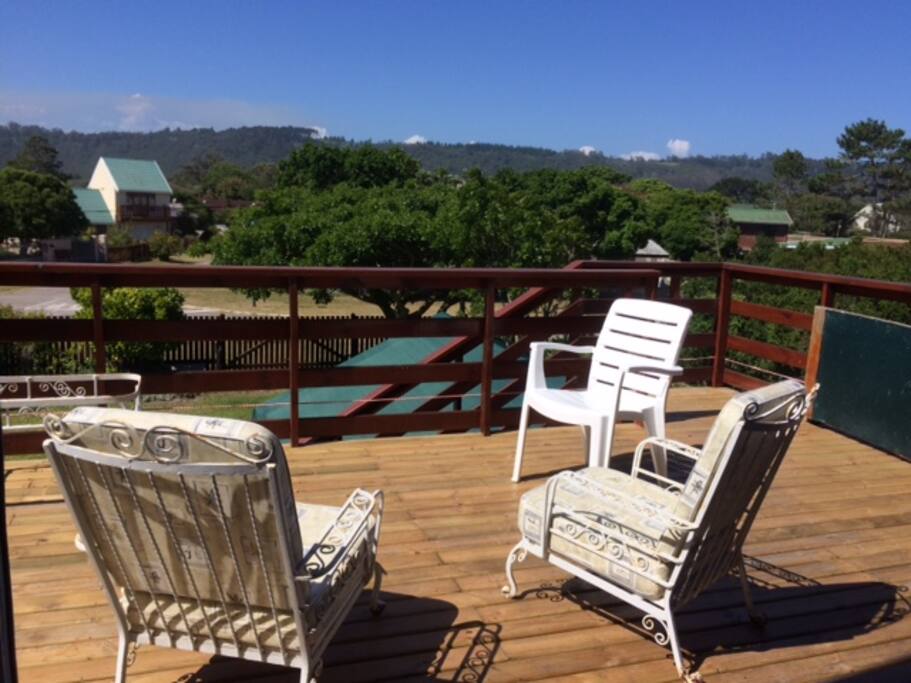 View from deck off living area