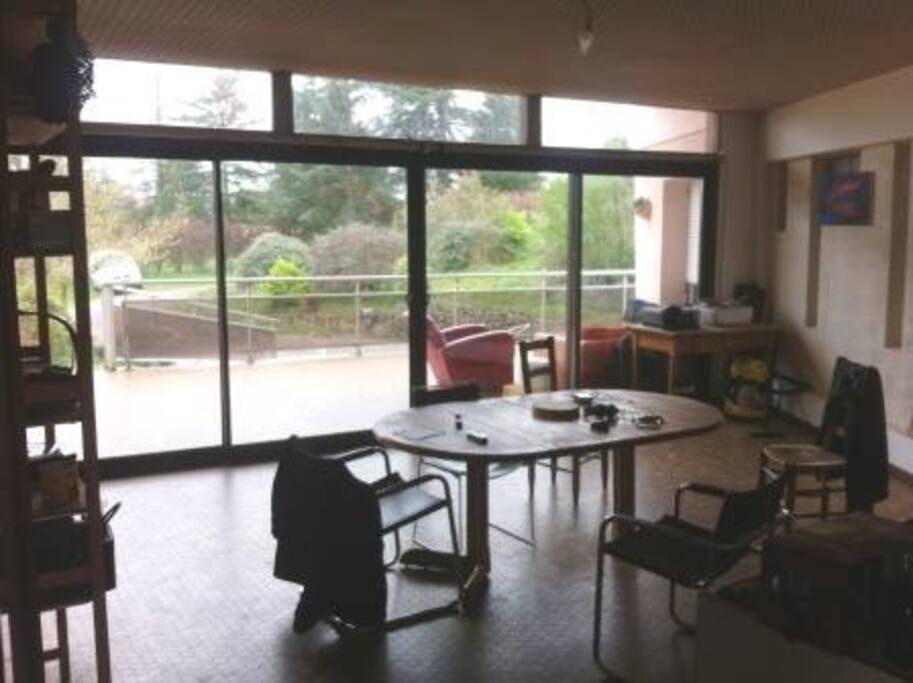 La Salle à manger et notre espace de vie commune.