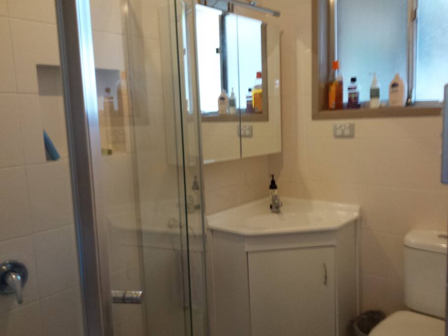 On suite bathroom