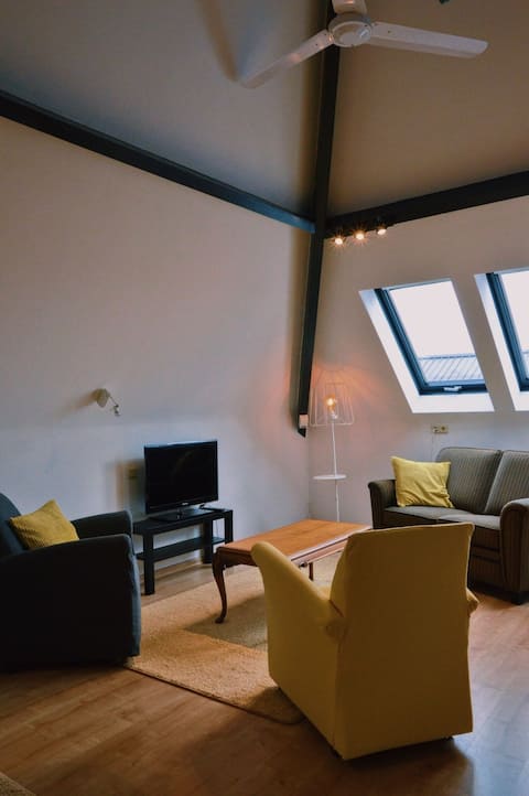Popular Airbnb listing: Yellow House in Lommel, leuk duplex appartement! in Limburg