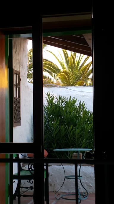 Blick aus dem Elternschlafzimmer