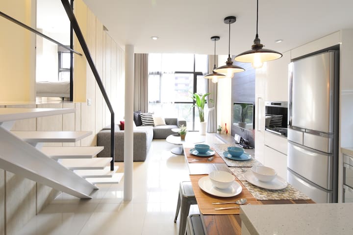 【酒精消毒】10月超優惠現代時尚挑高4米2/科技大樓捷運站2min【Da’anC】