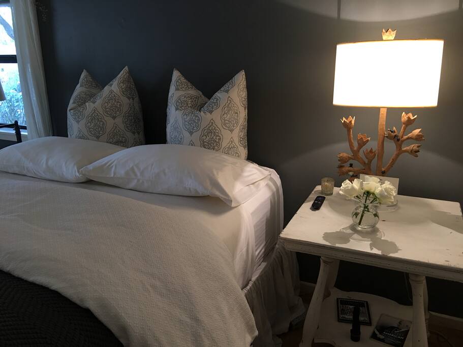 Top of the line mattress and linens.