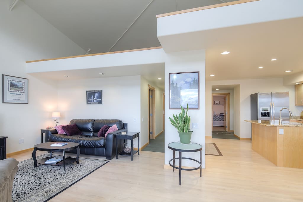 Lots of space to stretch, visit, and relax