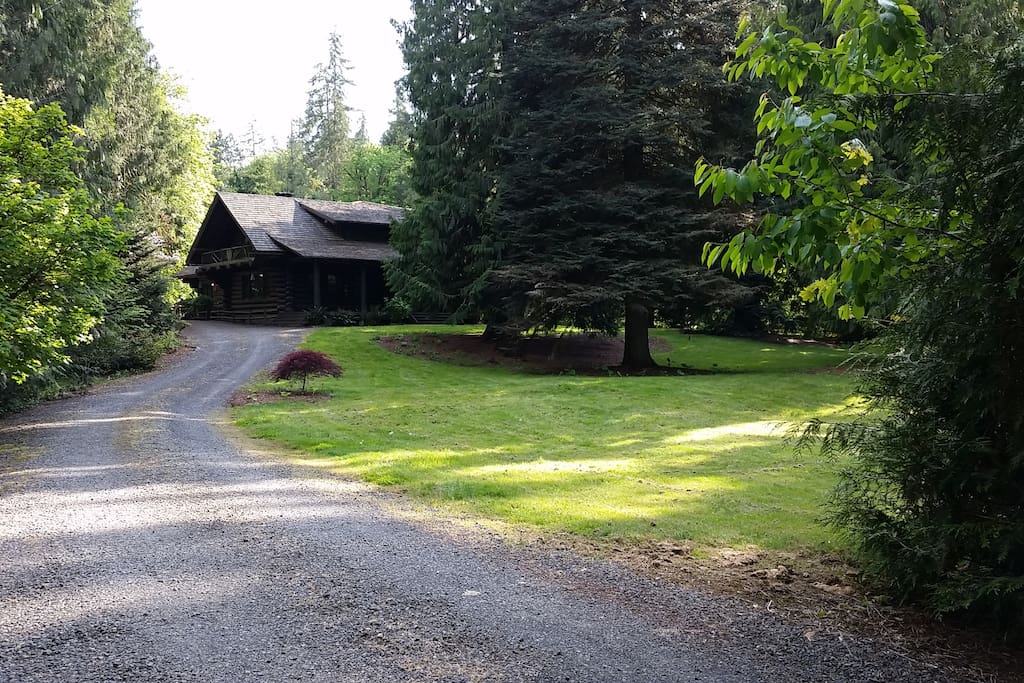 Beautiful Adirondack-style historic cabin in the forest just outside Portland