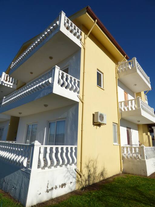 Rear / side views showing balconies