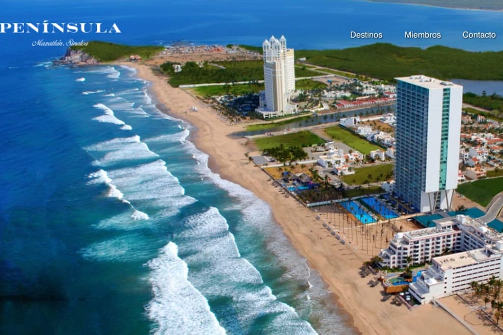 Vista edificio playa
