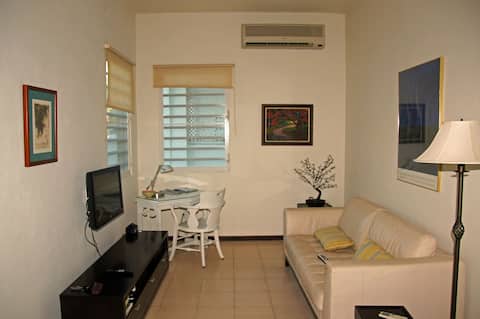 Top performing Airbnb: White House by the Beach, beach block. in San Juan