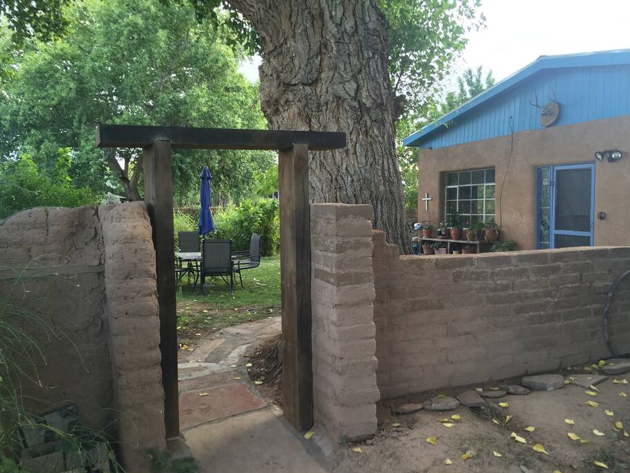 Gate and front entry way