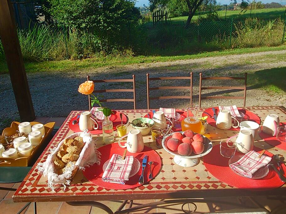 Petit Déjeuner et produits bio