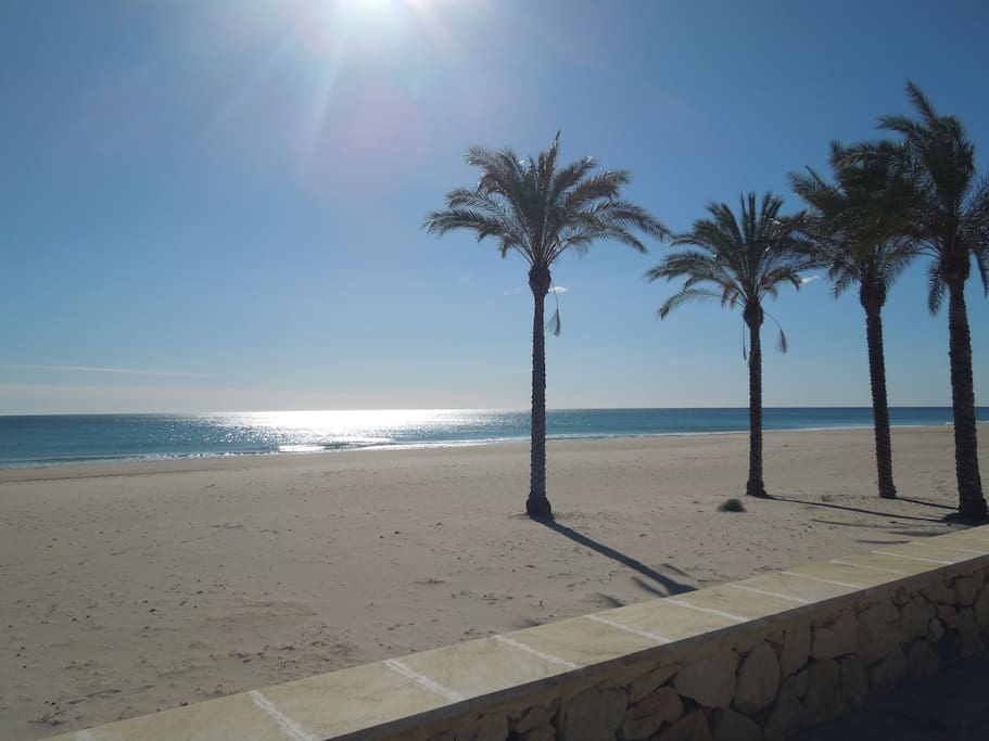 Playa Muchavista beach, is just 1 street away, a 2 / 3 minutes walk near.