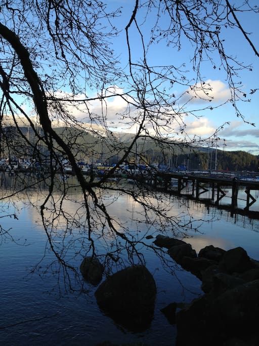 Deep Cove is a ten minute walk, shops, restaurants and an amazing view.