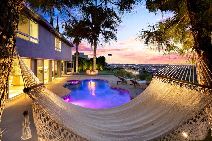 Hollywood Hills Luxury Sunset View Icebath/Sauna