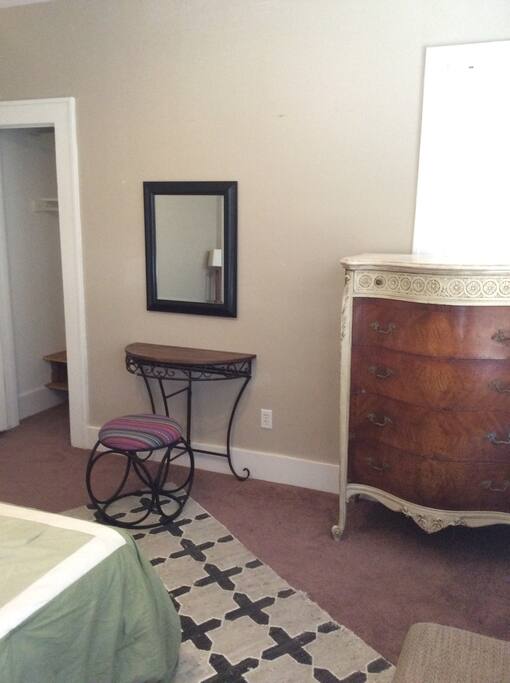 Dresser and vanity