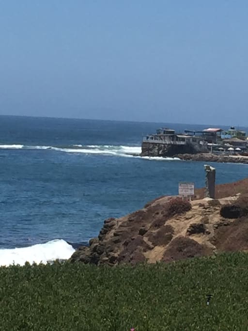 Nearby fishing village can be accessed by an easy walk along the beach