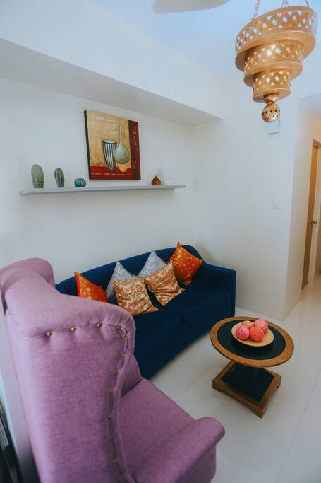 Your vibrant living room.