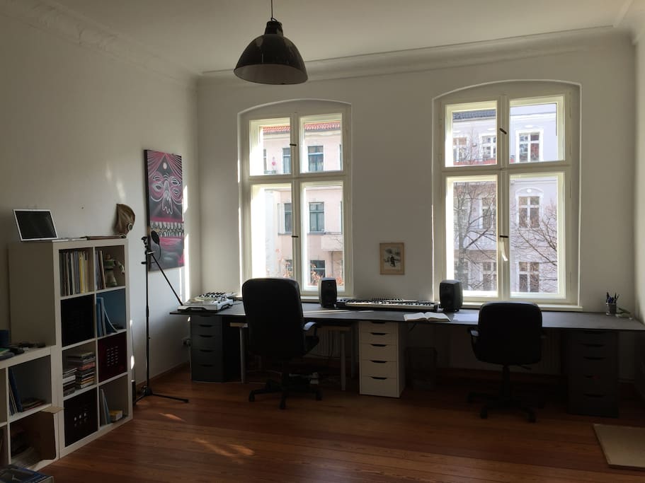 working space & living room