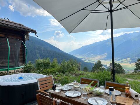 Chalet Bine-Swiss Alp Chalet with Sauna & Jacuzzi