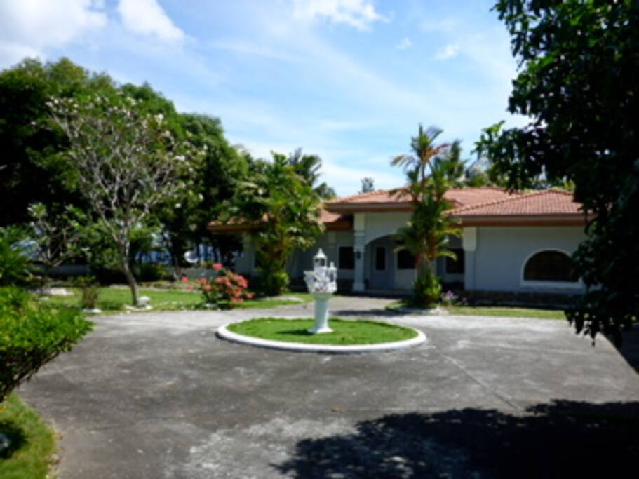 Front view of the house