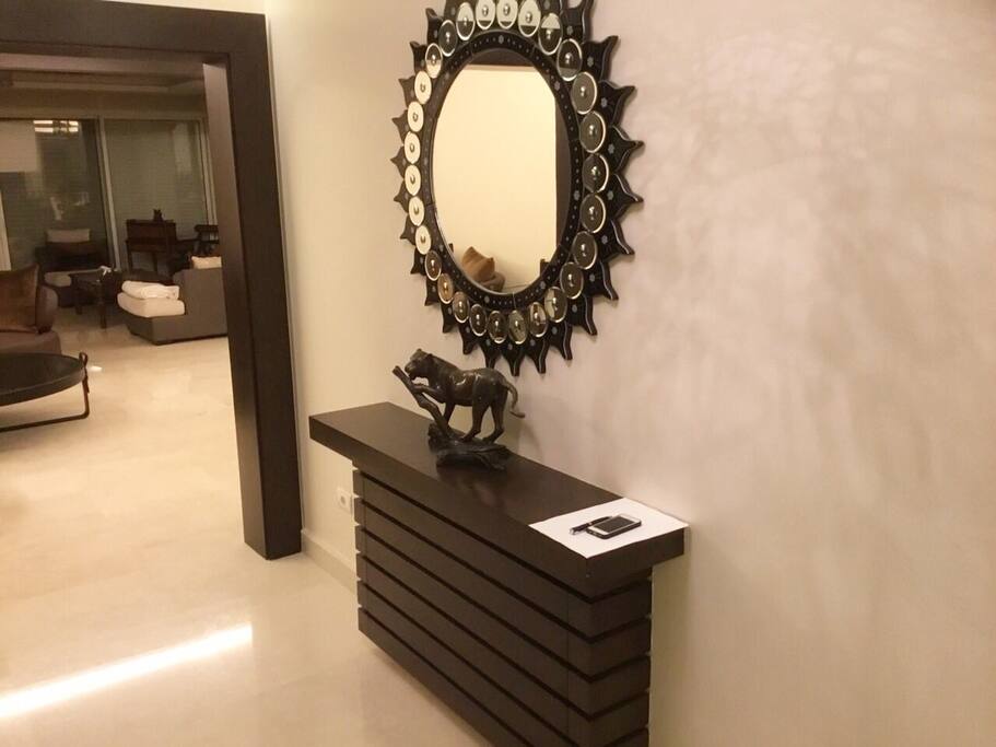 Reception Area / Entrance To This Luxury Fully Furnished Apartment. Over 278 square meters (3,000 square feet) of Luxury Living.