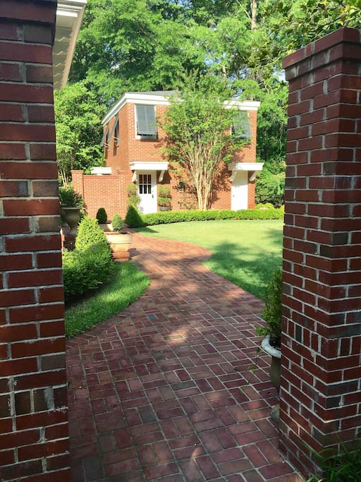 View of quest house from private parking space