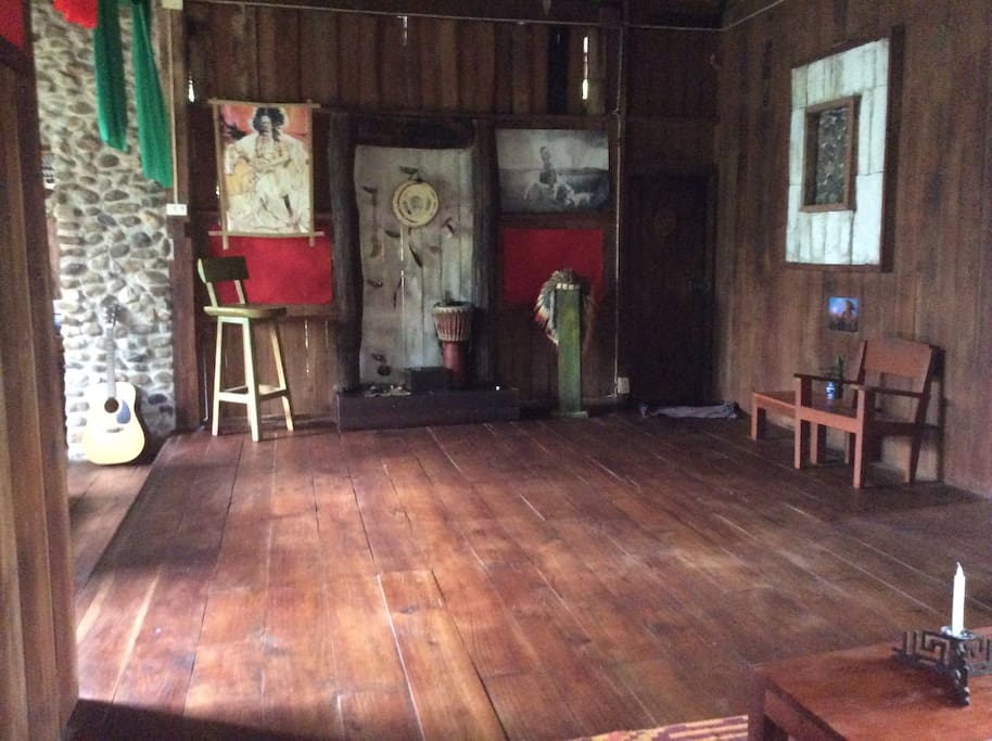 Altar and entertainment room