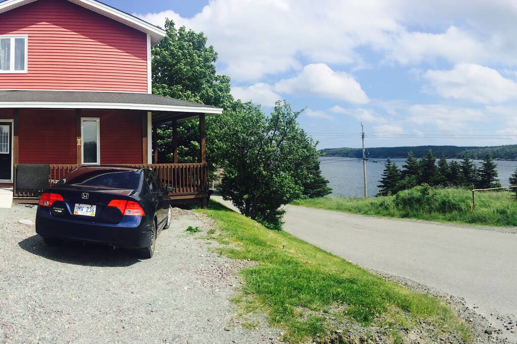 The view that will greet you as you head down our road.