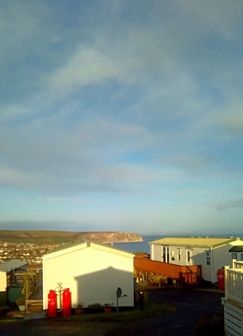 Super view over Swanage Bay..
