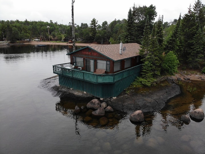 Paradise Point Cabin at Totem Lodge Cabins for Rent in Sioux NarrowsNestor Falls, Ontario
