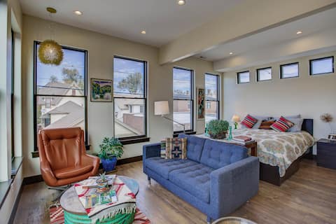 Top performing Airbnb: Curtis Park Alley Flat in Five Points