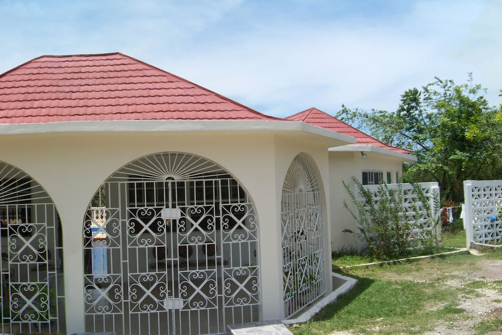 Front of Villa