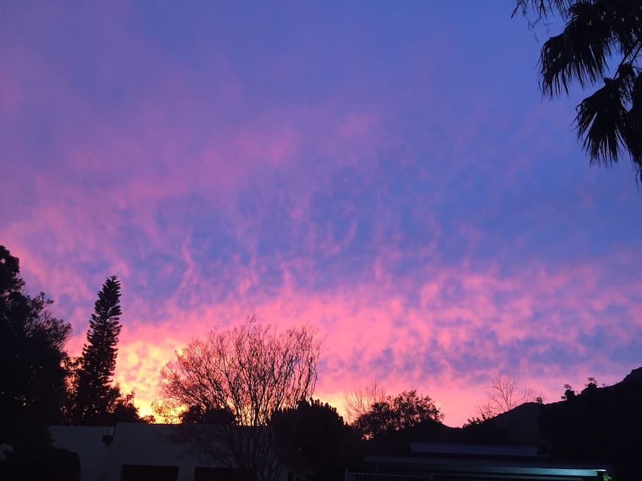 Sunrise over Wild Plum Cottage