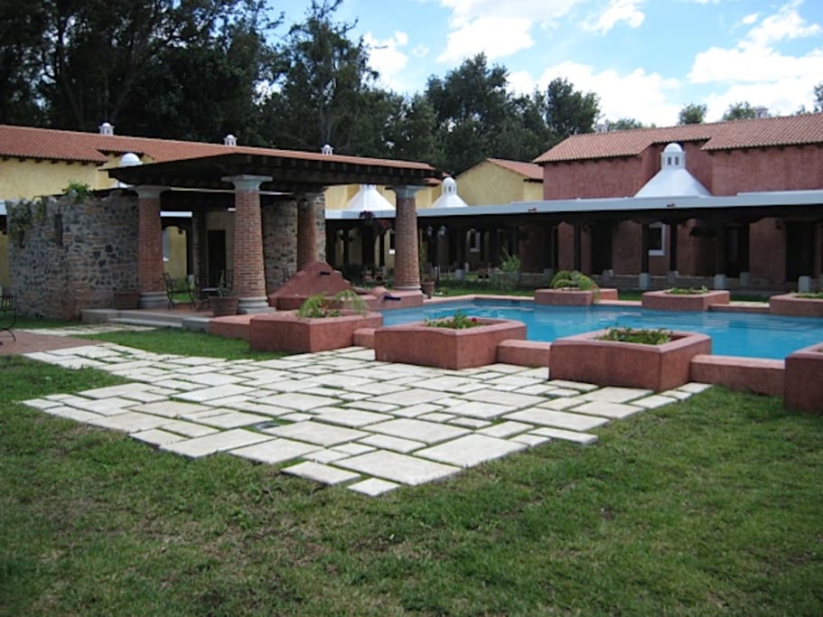 Pool and Jacuzzi