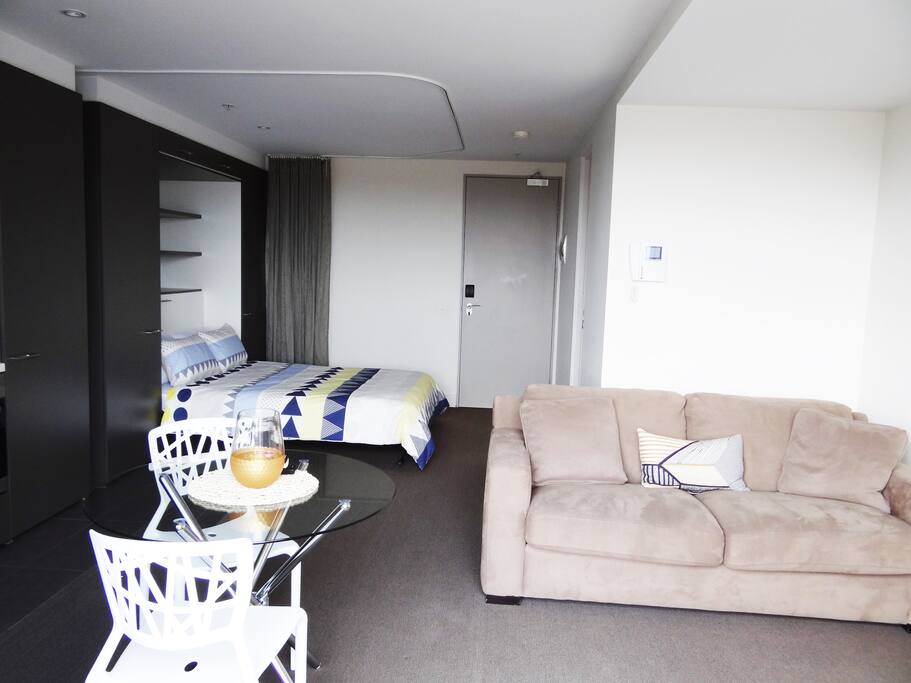 Bed and Sofa
