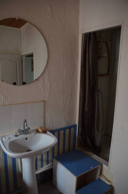 La salle de bain de la chambre