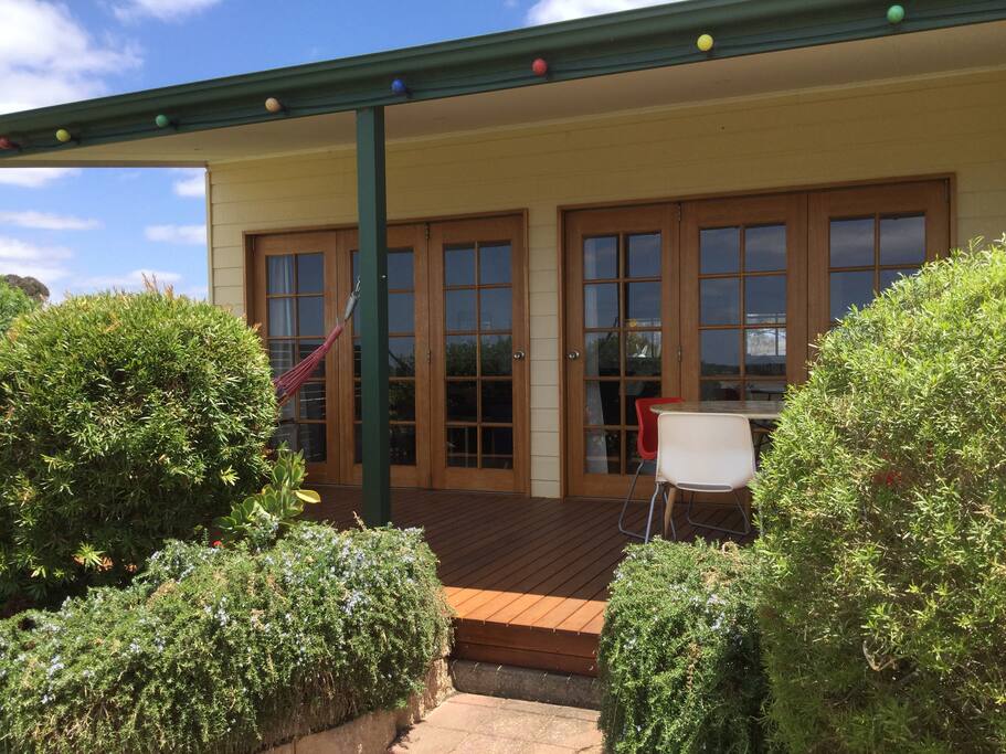 Rear view from the private deck