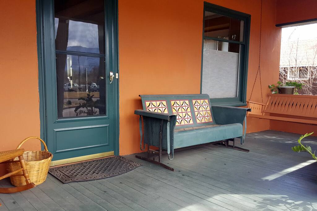 Updated photo coming soon (house is now yellow!) Great place to savor your morning coffee, an icy lemonade, a cold beer, or a nice glass of vino.