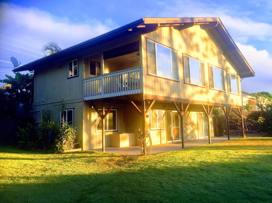 House from the back yard
