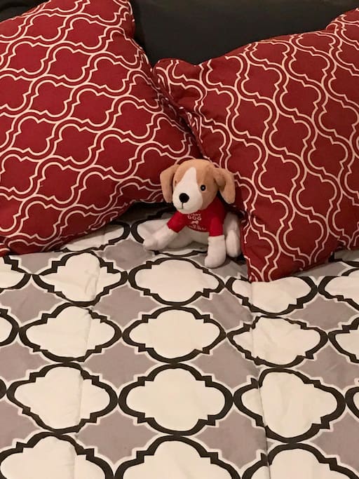 We live with our beagle, so a LOVE of dogs is recommended! ;)