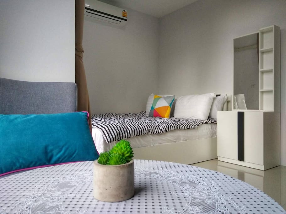 double bedroom with balcony