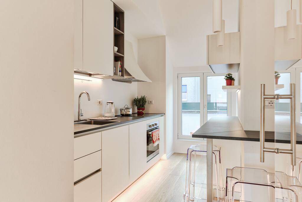 The equipped Kitchen