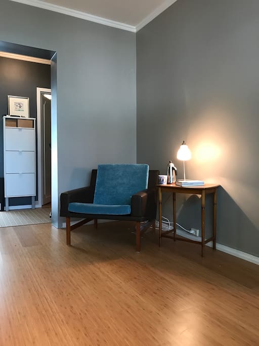Enjoy your morning coffee in this nice chair
