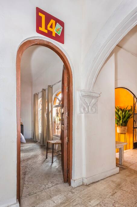 Entrada a la habitación.