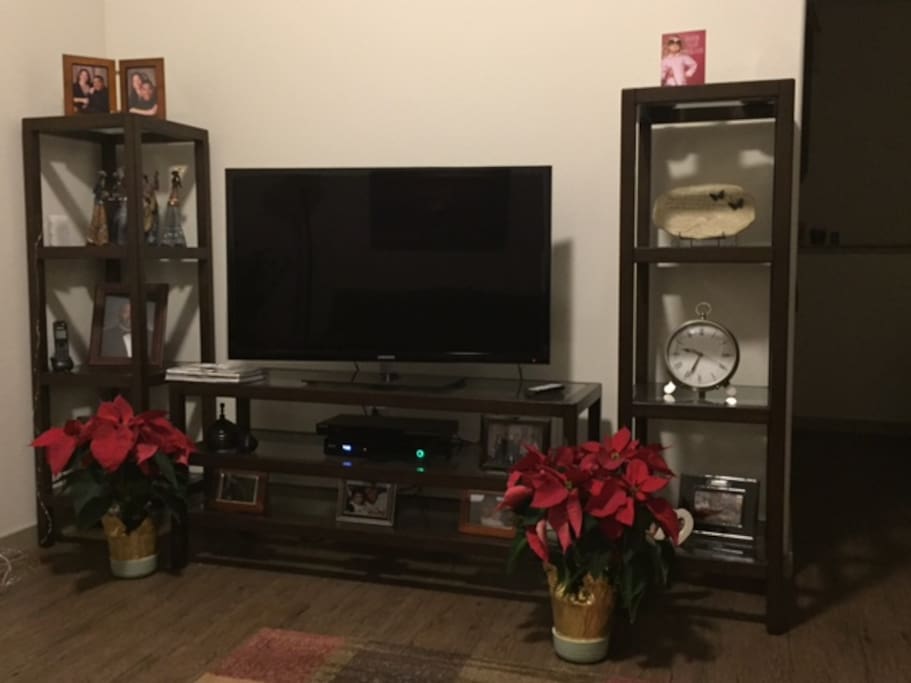 Xfinity cable in living room.