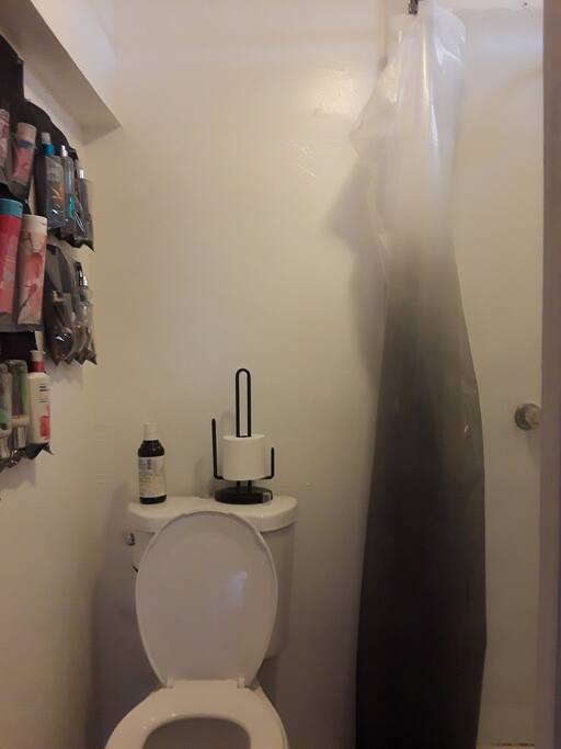 bathroom and shower