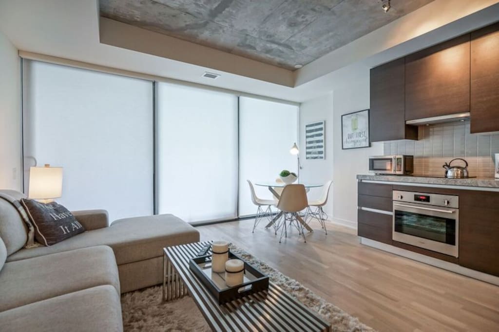 Amazing space with hardwood floors throughout