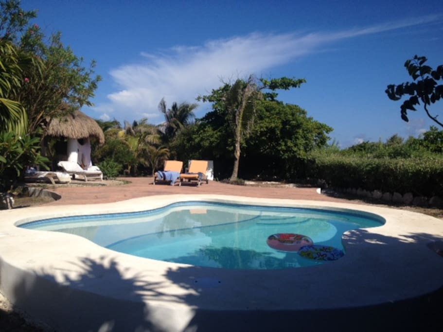 private saltwater pool