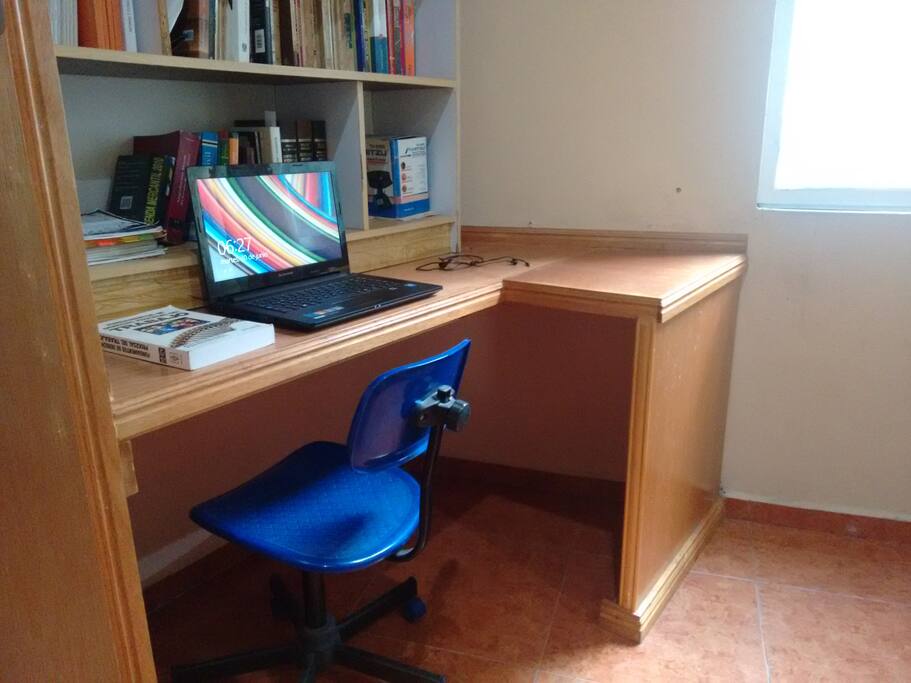 El espacio perfecto para trabajar o estudiar